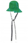 JW Anderson GREEN Asymmetrical bucket hat with logo