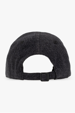 JW Anderson Topman waffle docker hat in charcoal gray