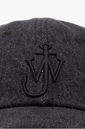 JW Anderson Topman waffle docker hat in charcoal gray