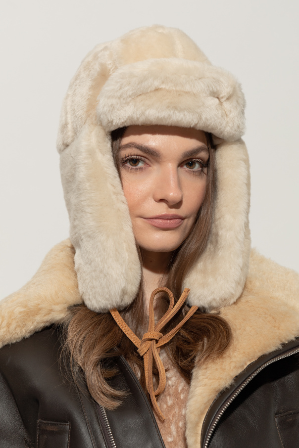 Jacquemus Gorro de piel