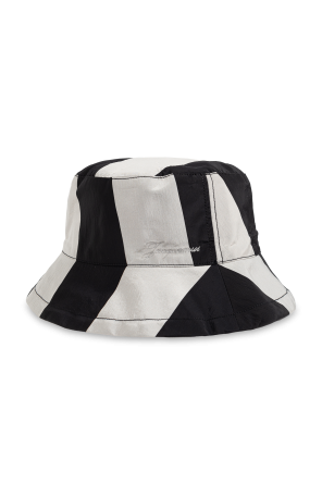 Hat with embroidered logo
