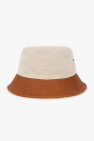 Balmain beige Bucket hat with logo