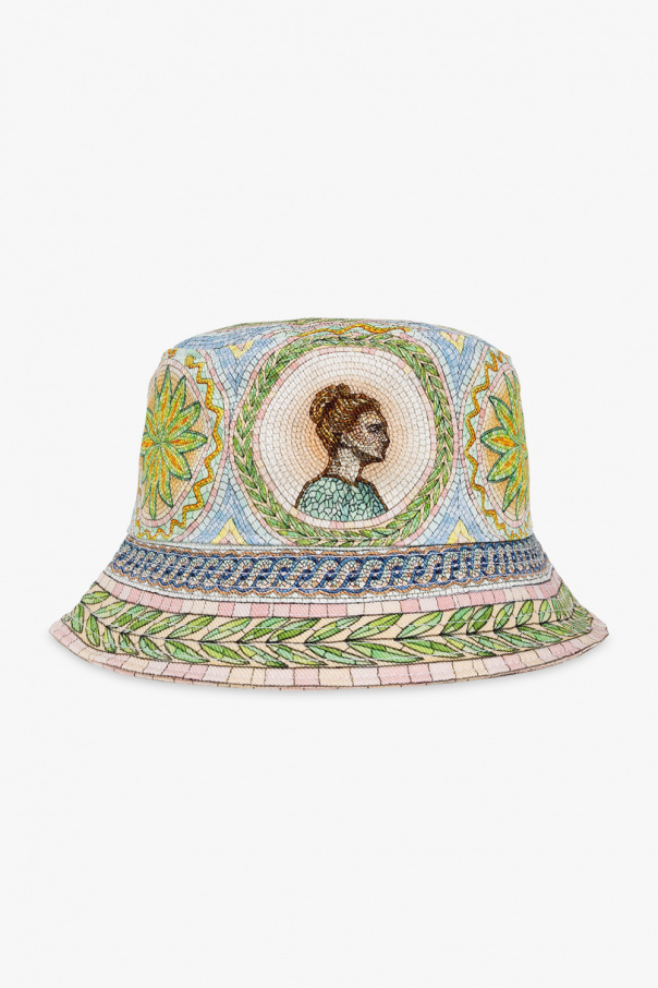 Casablanca Wzorzysty kapelusz