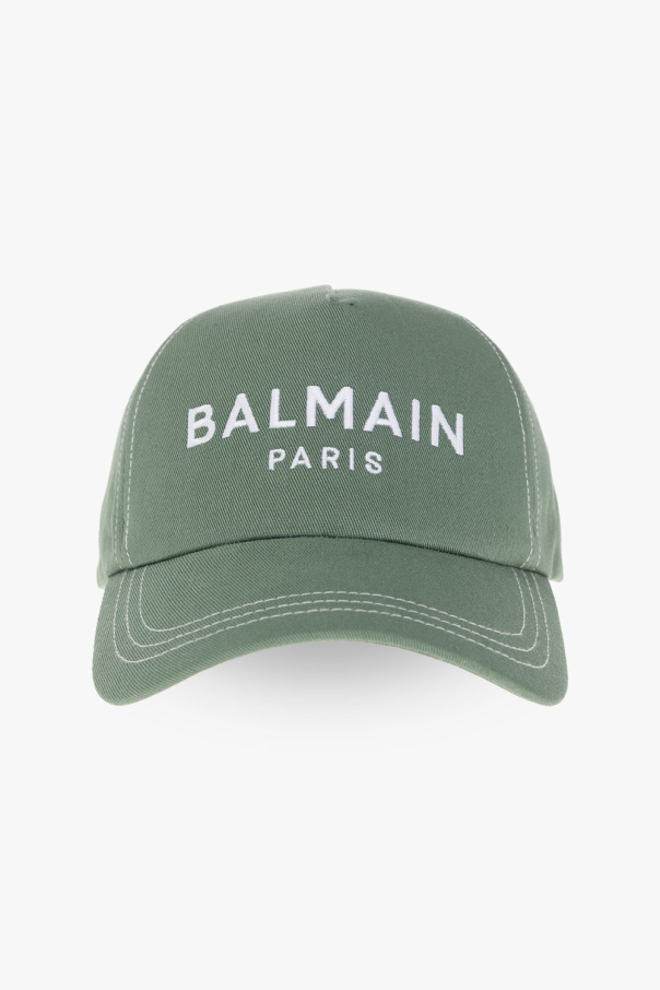 Balmain crew Baseball cap with logo