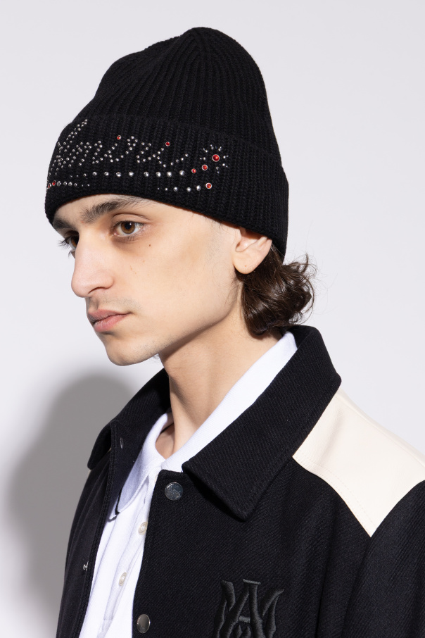 Amiri Wool beanie with logo