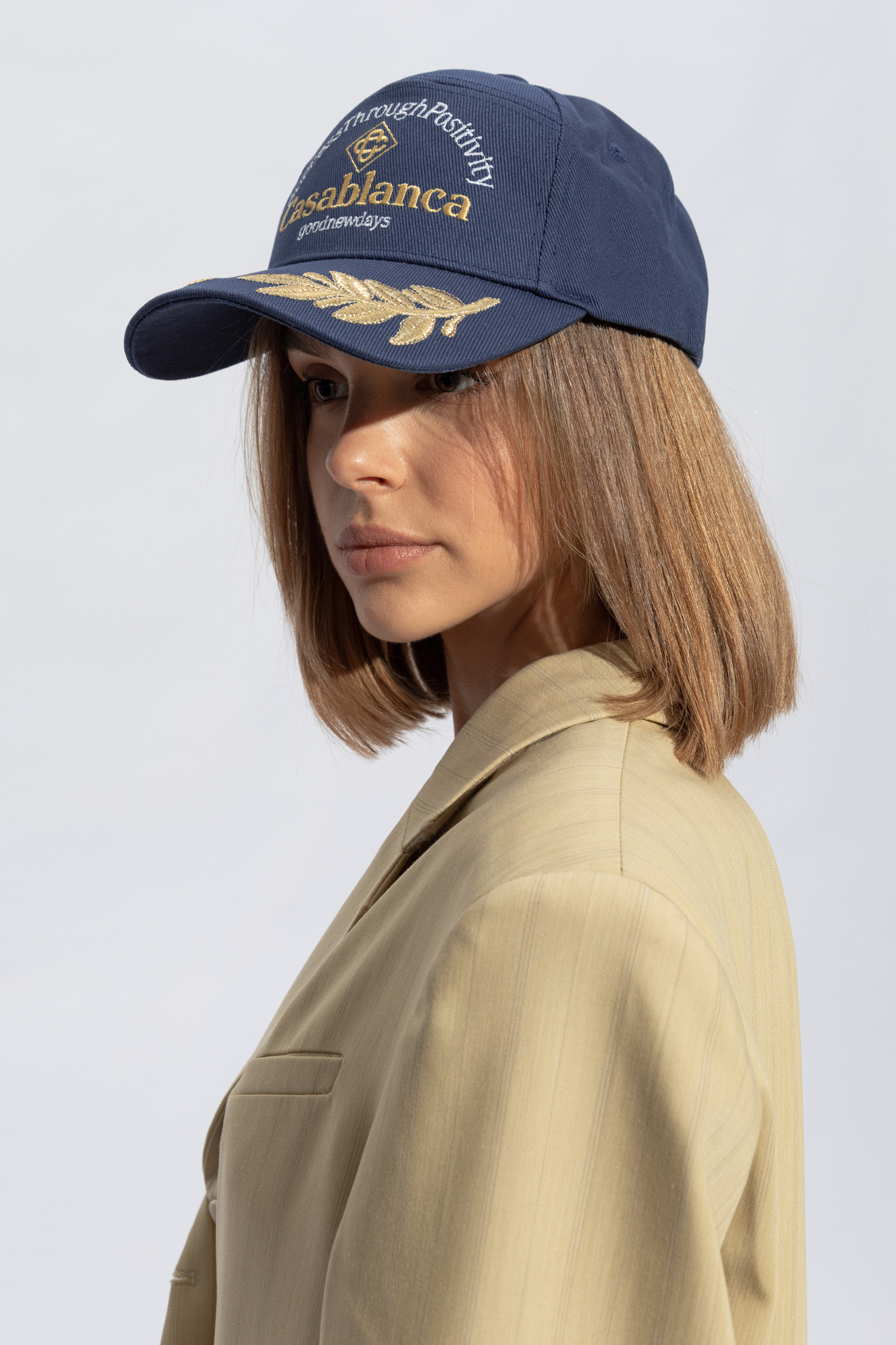 Casablanca Cap with a visor