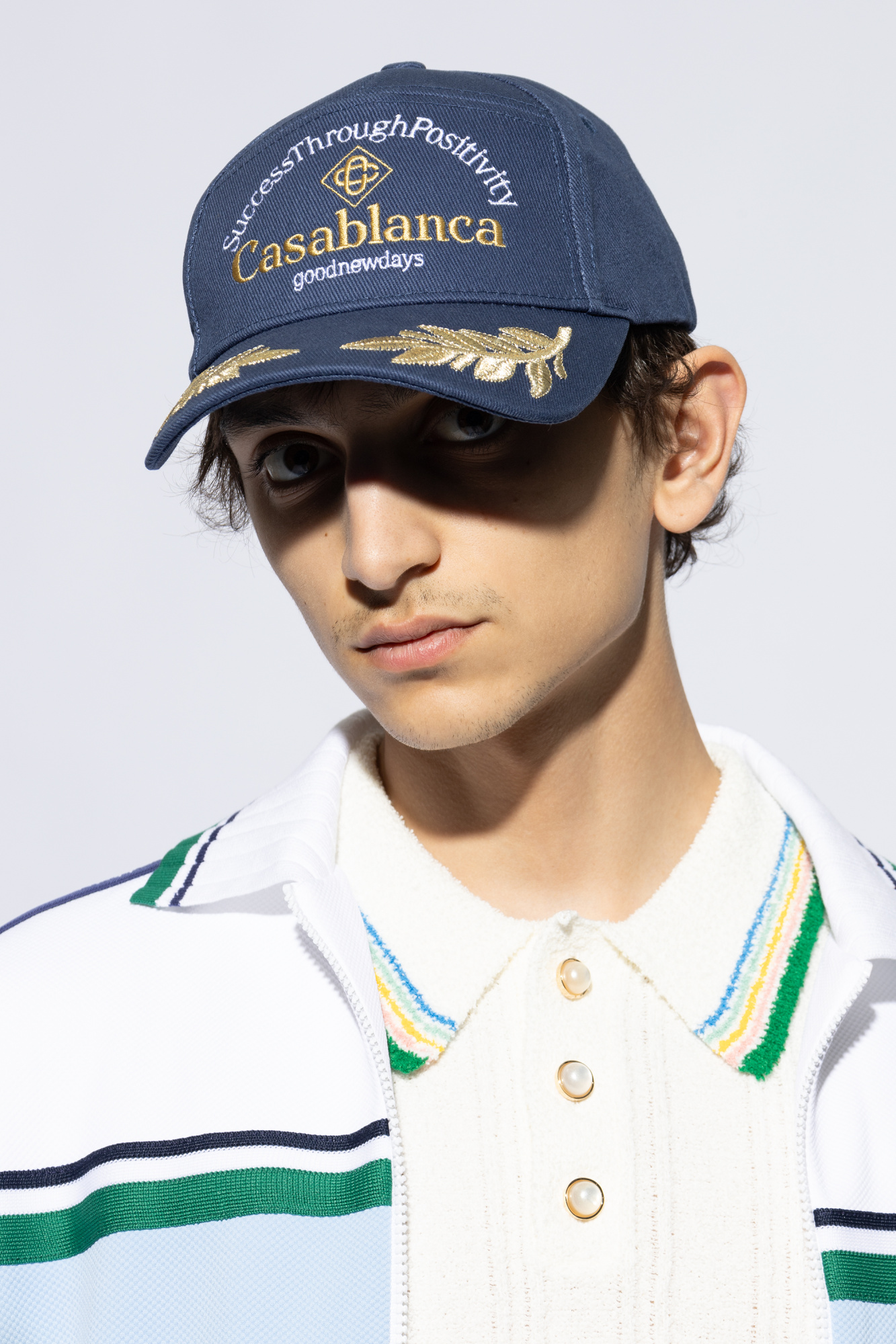 Casablanca Cap with a visor