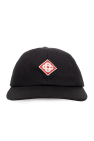 Casablanca BLACK Baseball cap with logo