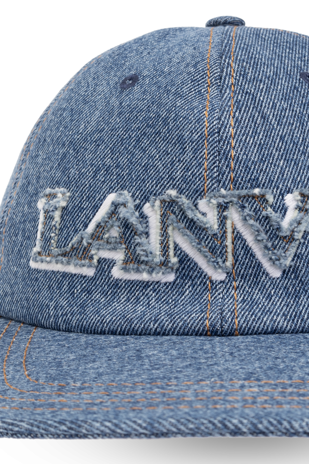 Lanvin Jeansowa czapka z daszkiem