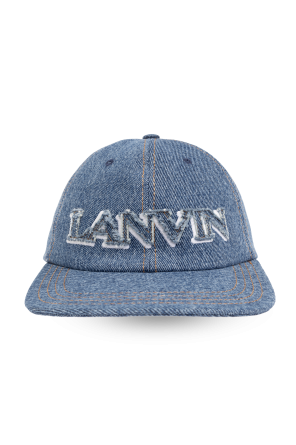 Wool sweater with logo inlay od Lanvin