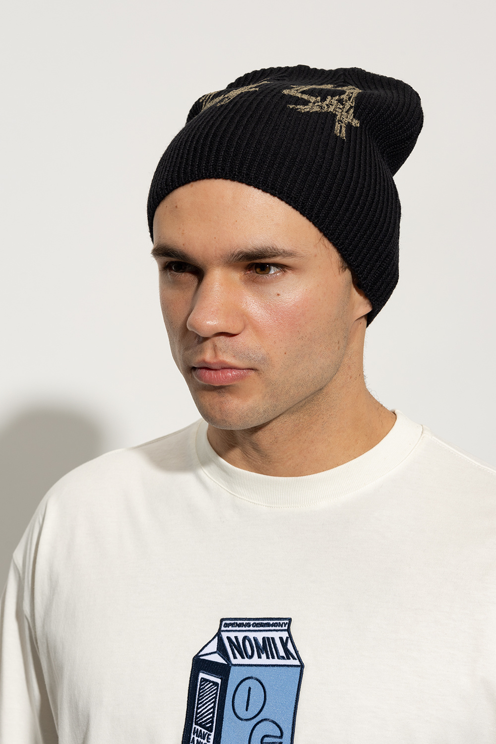 44 Label Group Beanie with logo | Men's Accessories | Vitkac