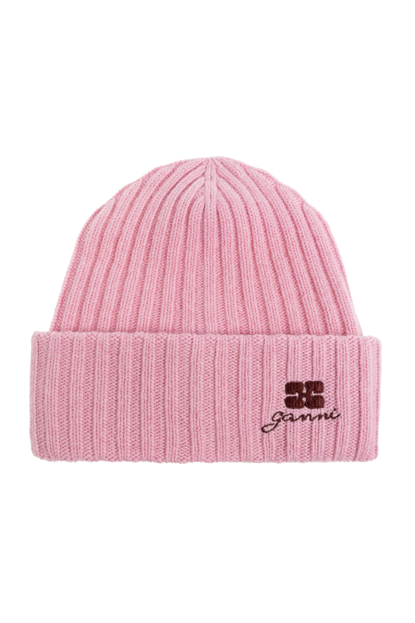 Cap with embroidered logo od Ganni
