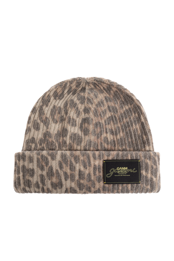 Animal motif cap od Ganni