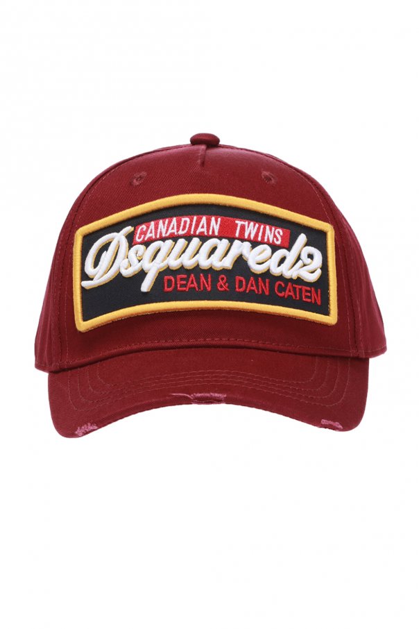 Dsquared2 Stussy two-tone embroidered logo cap