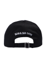 Dsquared2 BLACK Branded baseball cap