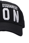 Dsquared2 BLACK Branded baseball cap