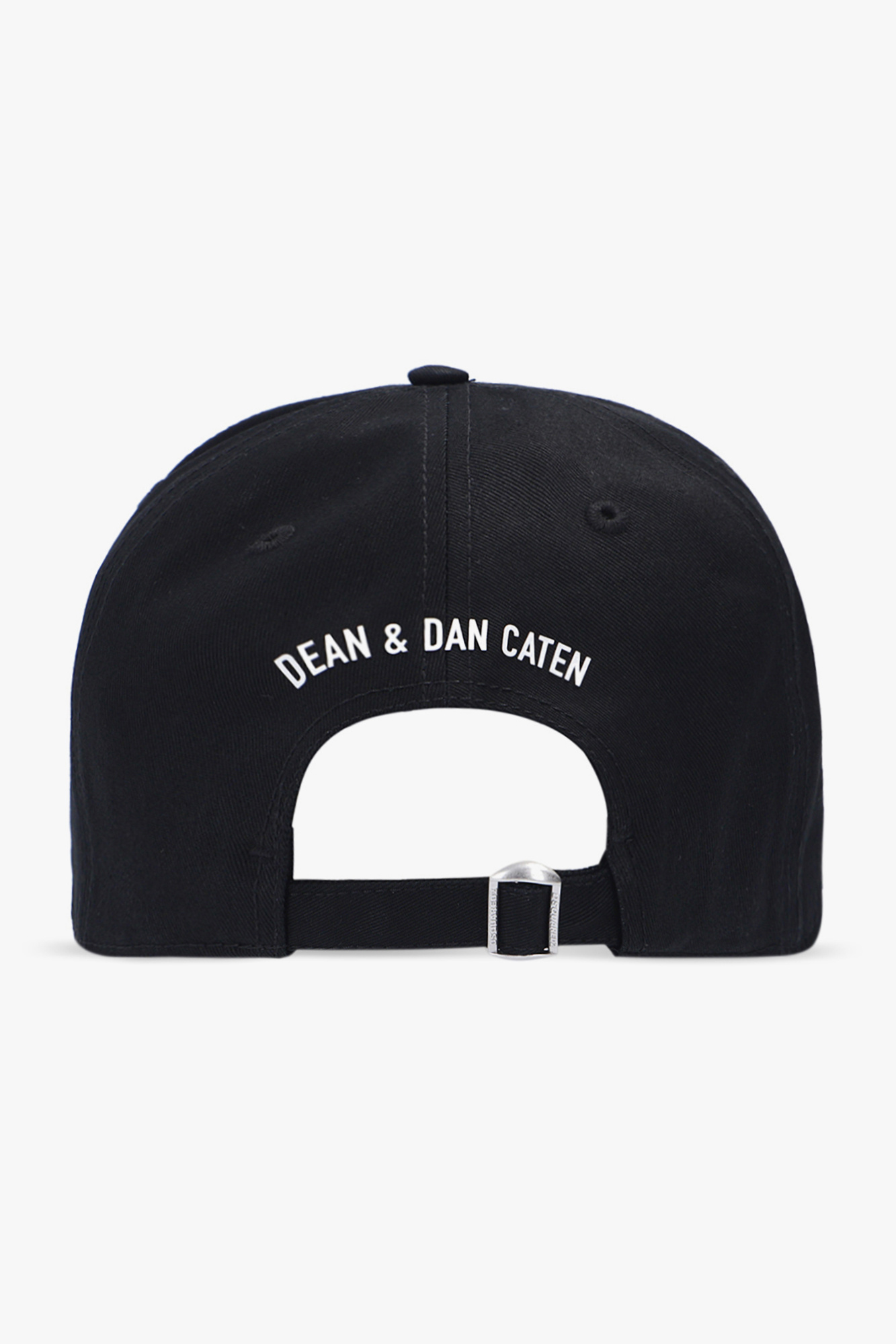Dsquared2 Black denim bucket hat with Moon pattern