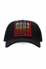 Dsquared2 BLACK Logo-patched baseball cap