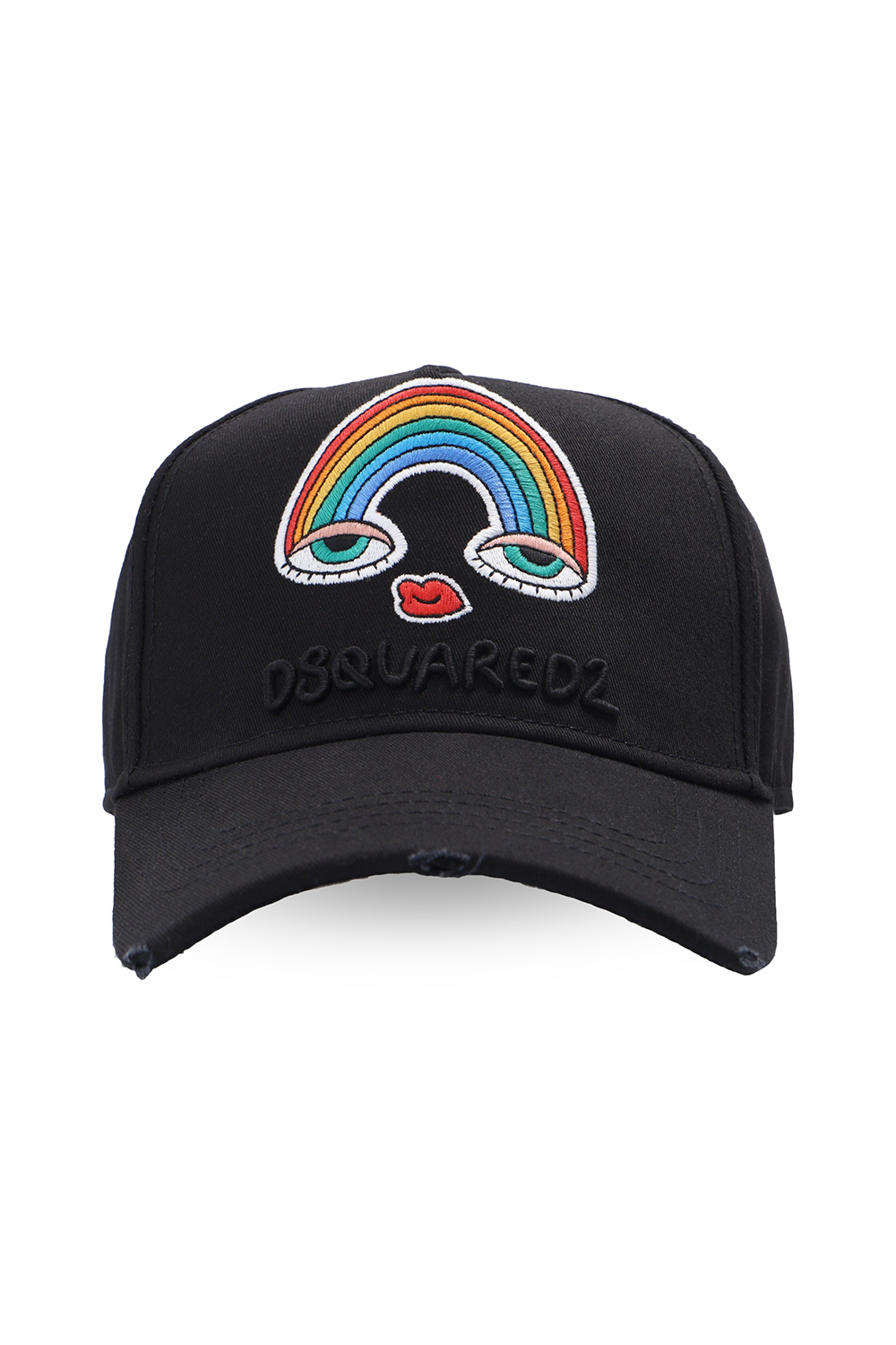 Dsquared2 Kids logo-embroidered cotton cap - Neutrals