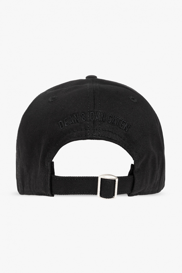 Dsquared2 ‘Ibra Black On Black’ baseball cap