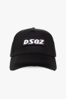 Astine cap with reflective logo in black