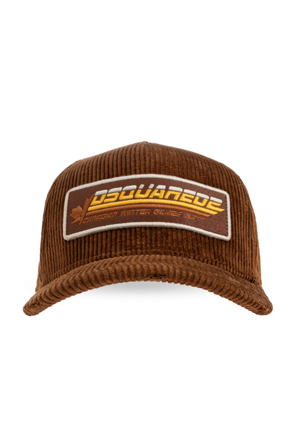 Corduroy baseball cap od Dsquared2