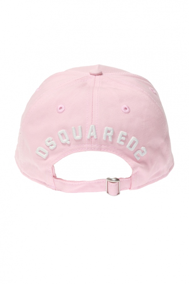 Dsquared2 Black quilted bucket hat from