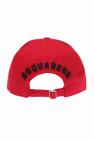 Dsquared2 BURGUNDY Embroidered lettering baseball cap