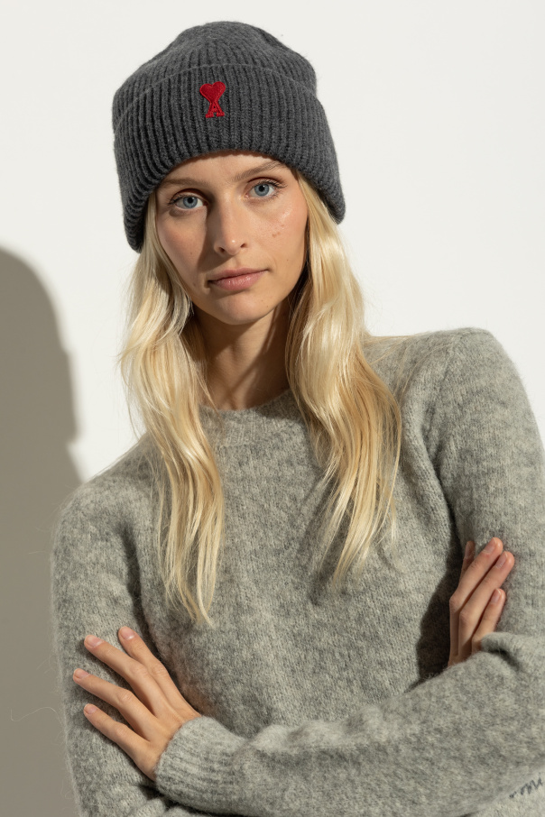 Ami Alexandre Mattiussi Mütze mit Logo-Patch