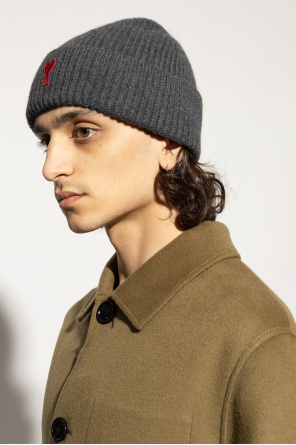 Ami Alexandre Mattiussi Mütze mit Logo-Patch