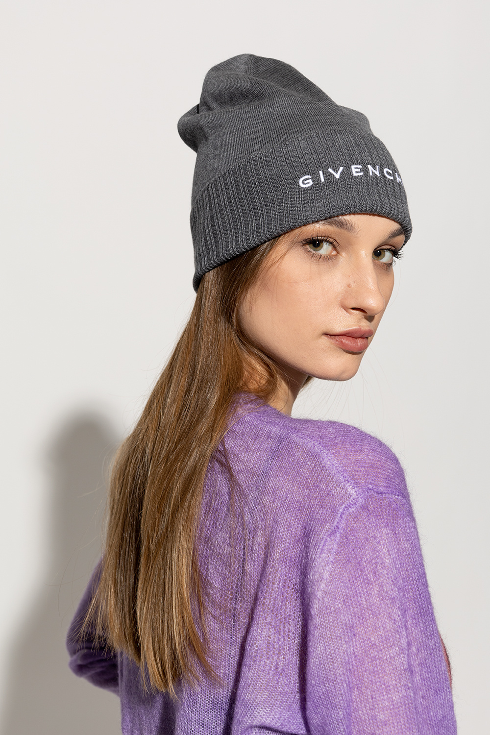 givenchy RUNNER Beanie with logo