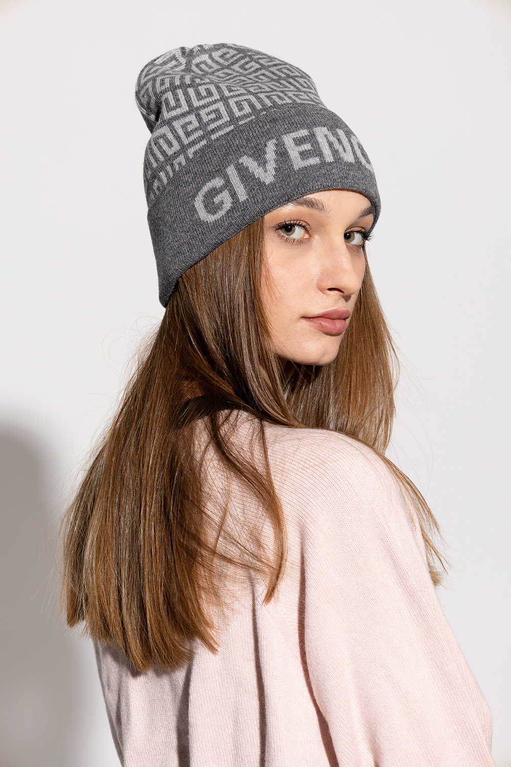 IetpShops | Givenchy Kids lion-shaped soft toy | Women's Accessories |  Givenchy Monogrammed beanie