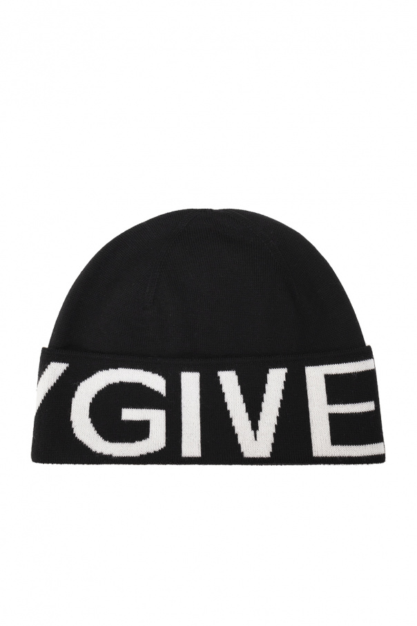 givenchy pige Wool beanie with logo