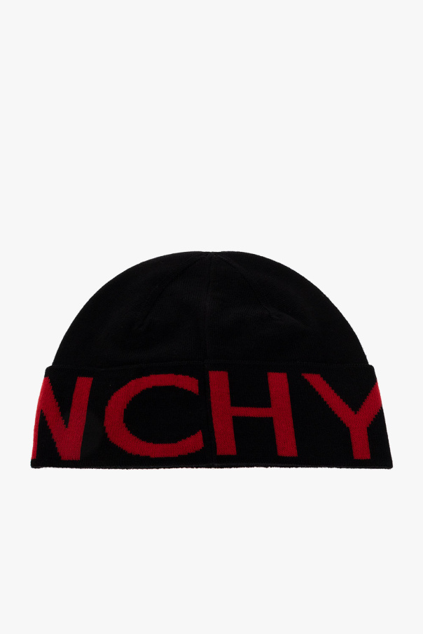 Givenchy trompe Beanie with logo