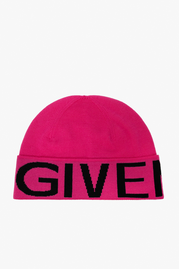 givenchy teint Wool beanie with logo