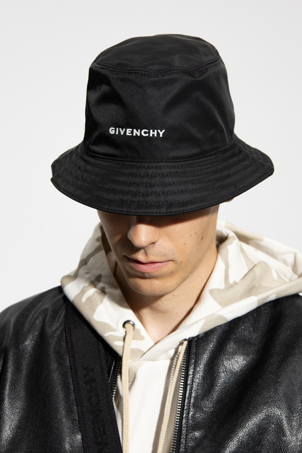 Givenchy wood hat with logo