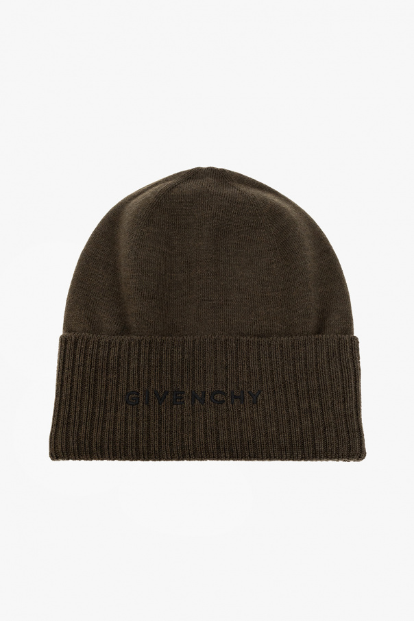 givenchy Suits Wool beanie with logo