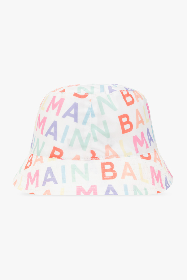 Balmain Kids office-accessories hat with logo
