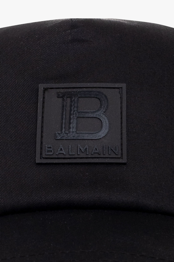 Balmain Kids Czapka z daszkiem z logo