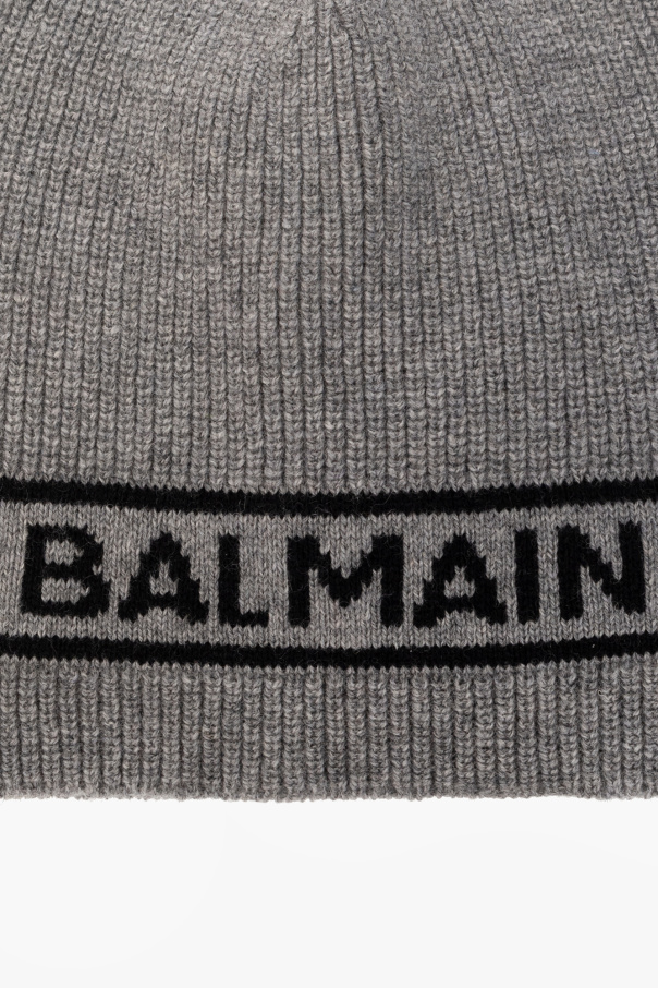 balmain Skirt Kids Beanie with logo