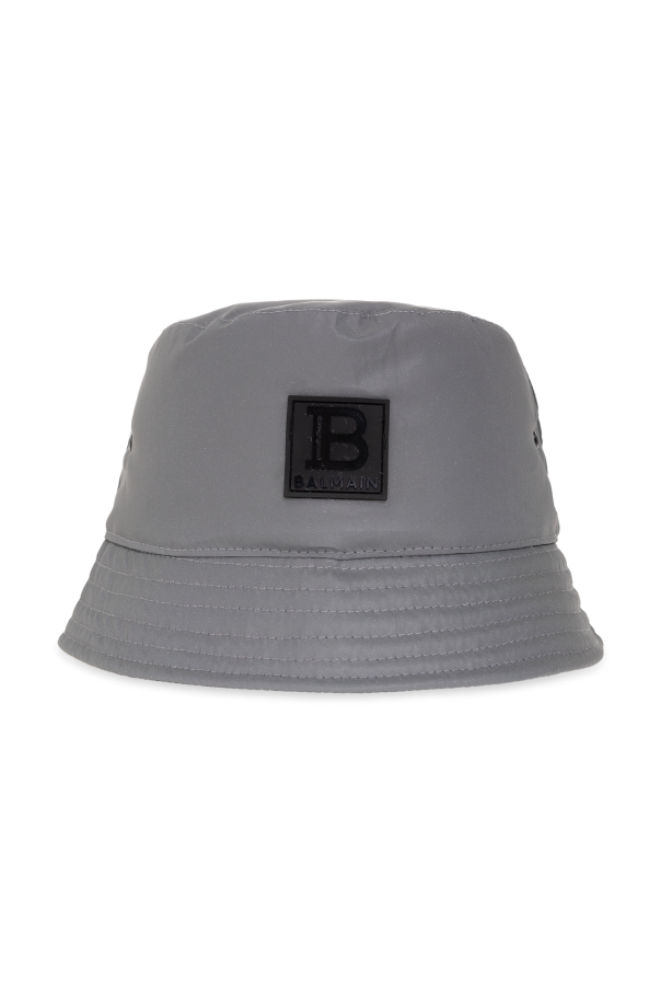 Bucket hat with logo od Balmain Kids