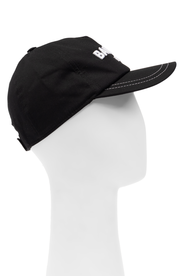 Balmain monogram-print Kids Baseball cap with logo