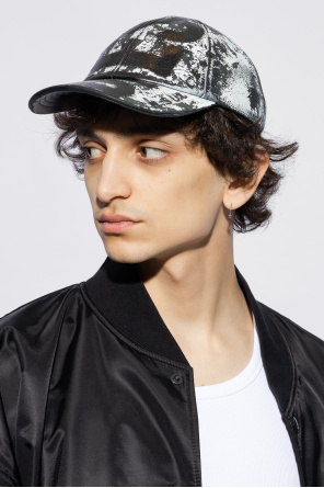Skórzana czapka z daszkiem ‘c-boyd’ od Diesel