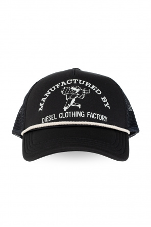 Diesel logo padded hat
