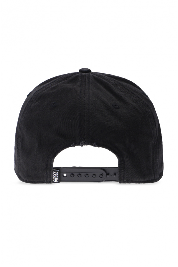 Black Baseball cap with lettering Diesel - Vitkac GB