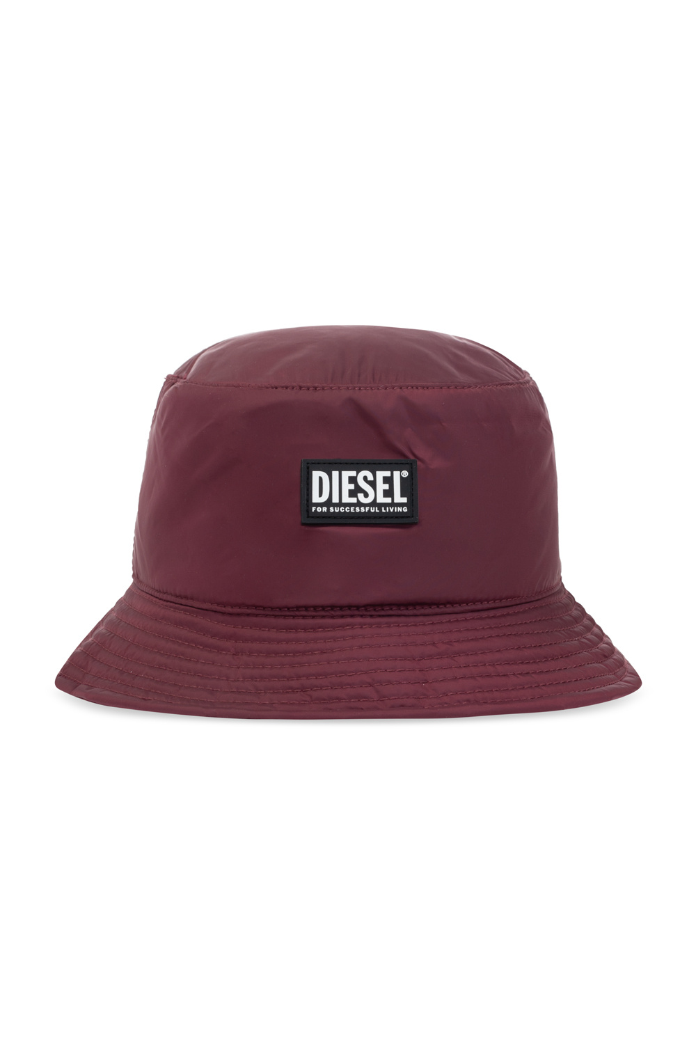 Diesel Mens Fabri-Tech Mastercraft Leather Shield Patch Trucker Snapback Hat