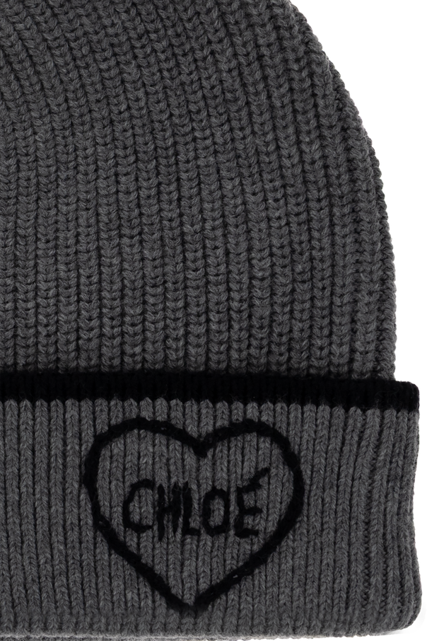 Chloé Kids Logo Beanie Hat