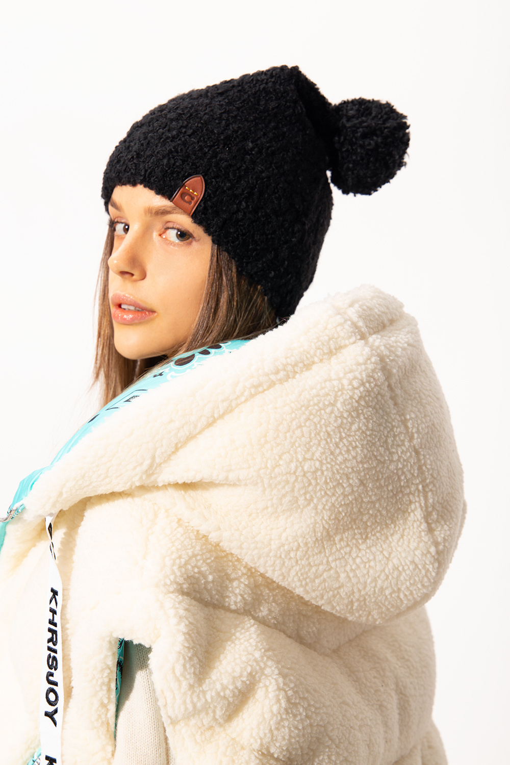 coach pom pom hat