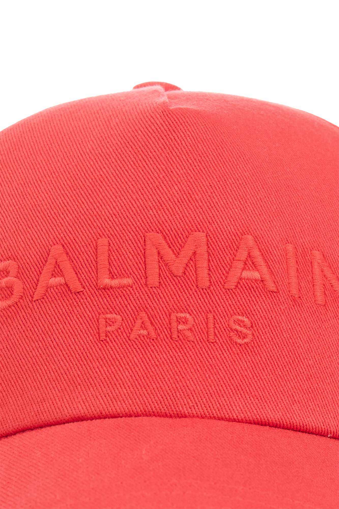 balmain zipped Baseball cap with logo