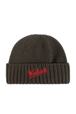 Woolrich wool hat with logo od Woolrich